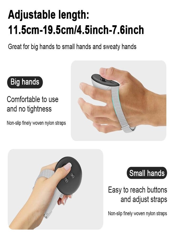 ZORBES® Controller Grips Cover for Meta Quest 3S & 3, VR Controllers Accessories for Oculus with Adjustable Knuckle Straps, Non-Slip, Fit for Official Charging Dock - Image 2